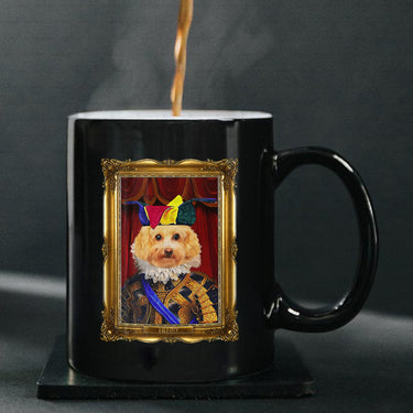 Personalized Dog Gift Idea - Royal Dog's Portrait 17 For Dog Lovers - Black Mug